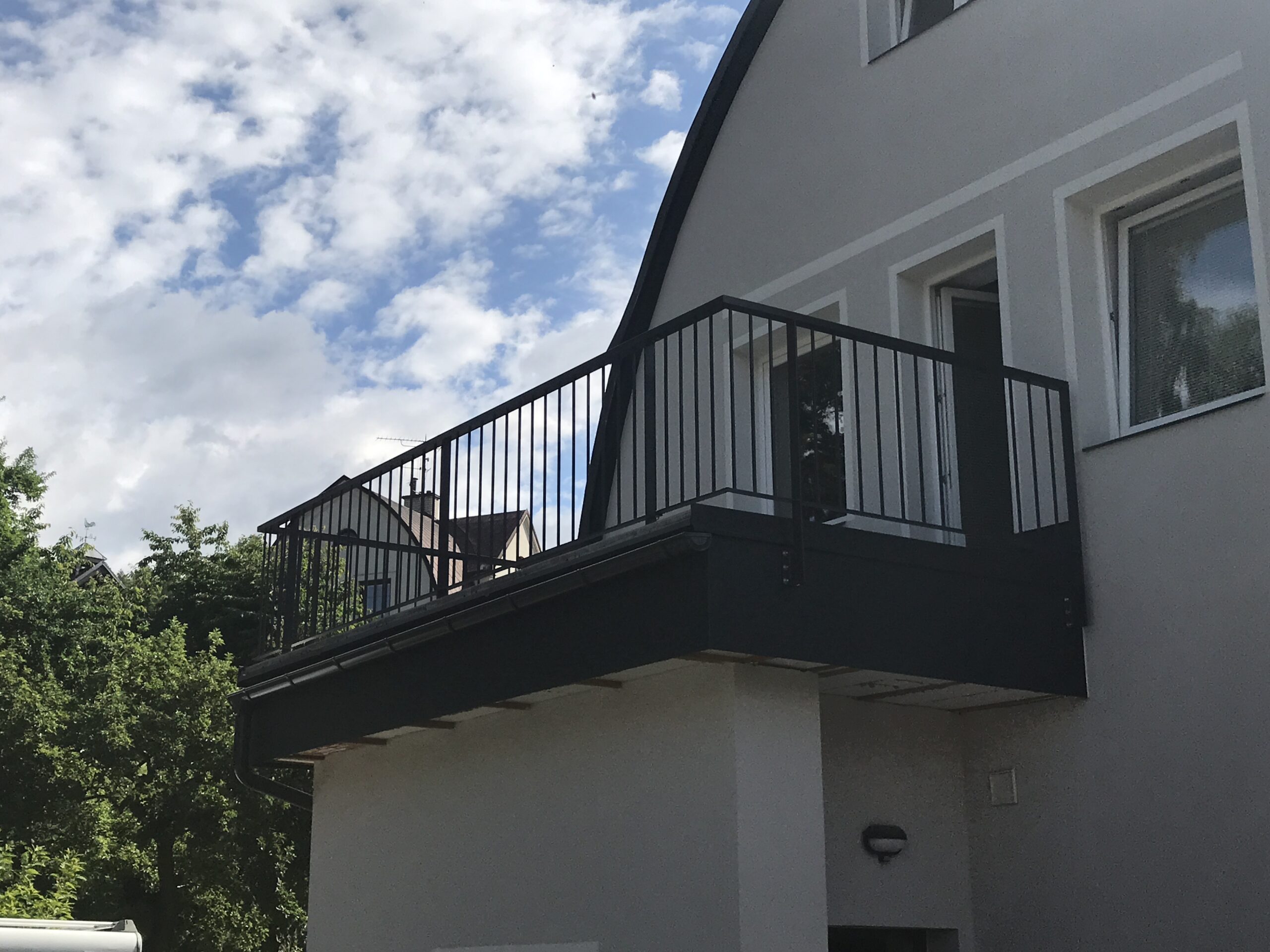 Balkon rodinný dům