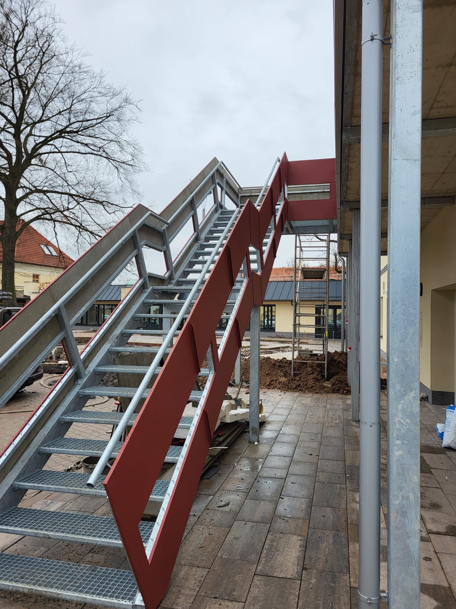 Areál Žireč – schodiště